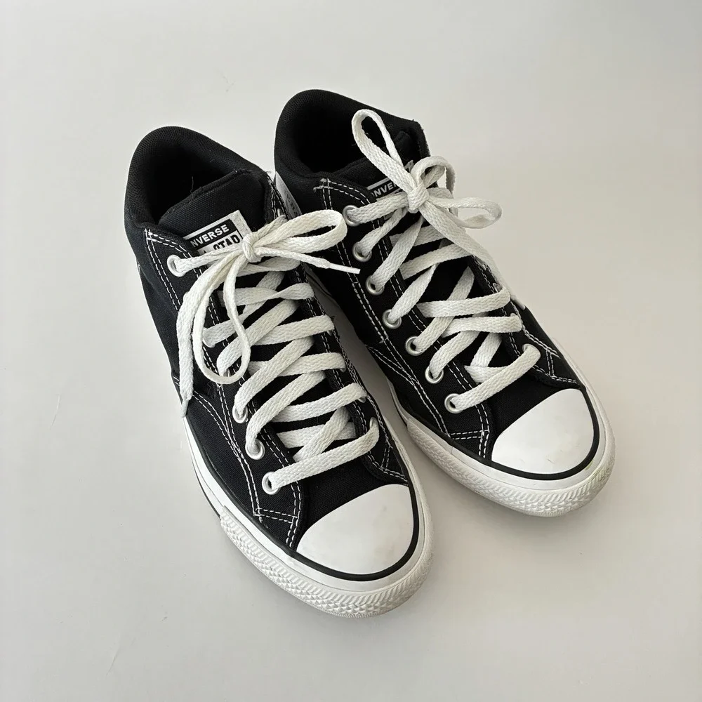 Converse Chuck Taylor All Star Malden Street Mid Canvas Sneakers Black Men's 7